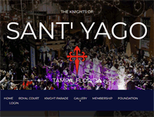 Tablet Screenshot of kreweofsantyago.com